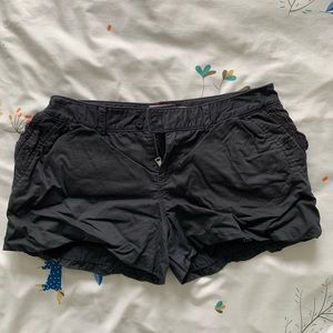 Y2K Juicy Couture black low waist bubble shorts
